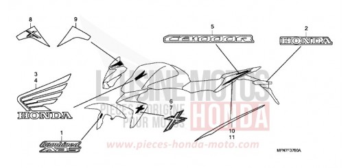 MARKE (1) CB1000RA de 2010